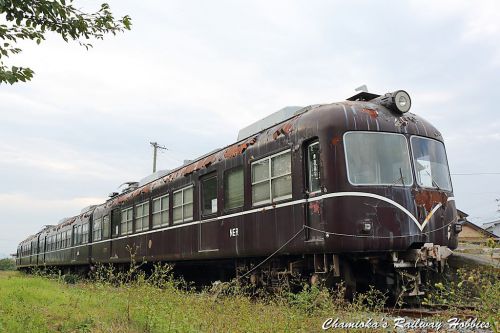 【鉄道写真】長野電鉄2000系A編成の保存車