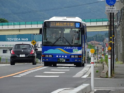 521系電車で武生→福井乗車【2016/5/29-30福井の旅⑧】