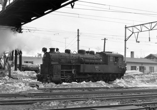三菱鉱業美唄鉄道線のEタンク 1970.3.29