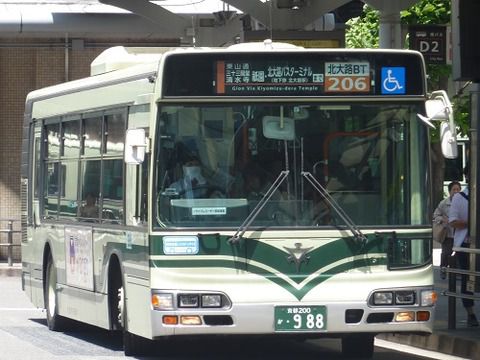 京都駅に姿を見せる烏丸所属の元多区間車