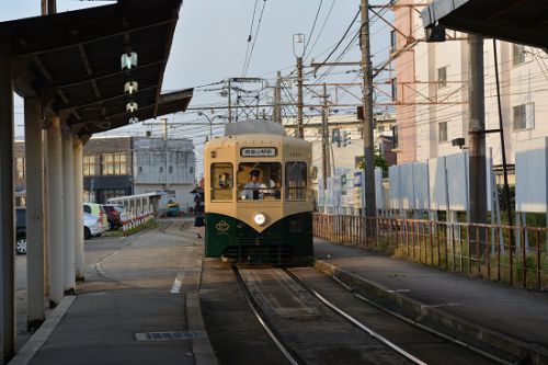 5月21日撮影　その5　富山地鉄市内電車より7022形