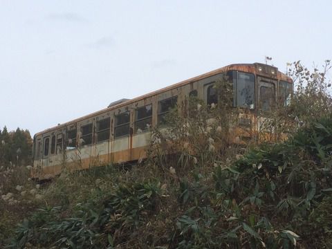 【珠洲】のと鉄道NT102 蛸島駅近く