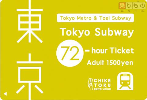 都内地下鉄乗り放題の「Tokyo Subway Ticket」、ANA国内線利用者に発売