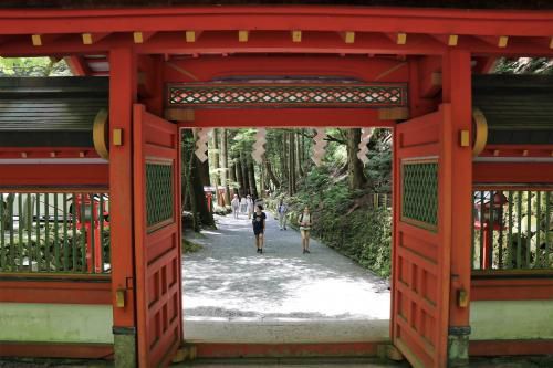 貴船神社で参拝を終え、再び駅に