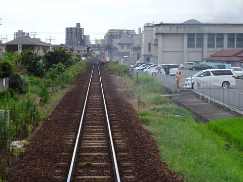 【2017/8/12-14　西日本の旅⑤】SLやまぐち号展望室からの車窓と仁保駅