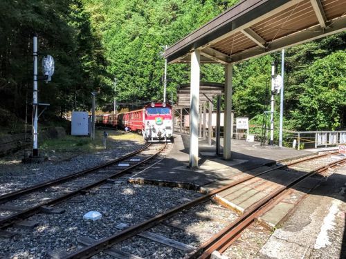 大井川鉄道の旅～奥大井湖上駅