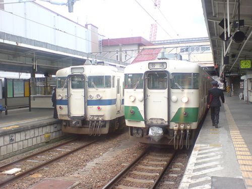 10年前のJR常磐線いわき駅にて