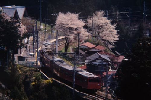 青梅線103系　川井駅から古里駅へ　1997-04-12