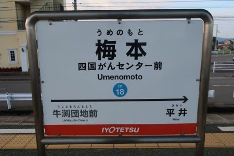 伊予鉄道　梅本駅