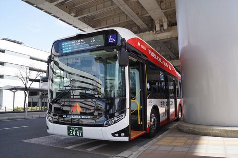 【南海バス】関西空港内の燃料電池バスに乗ってみました（2022.4.16）