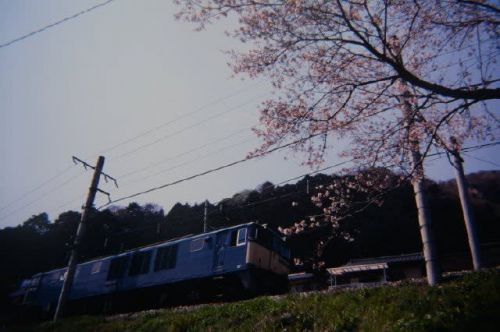 青梅線EF64形1000番台　石灰石輸送貨物列車　1997-04-12