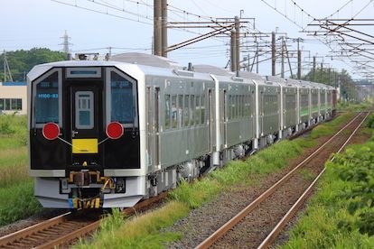 7月6日に本州からやってきたH100形の甲種輸送〜北海道高速鉄道開発保有車も確認！