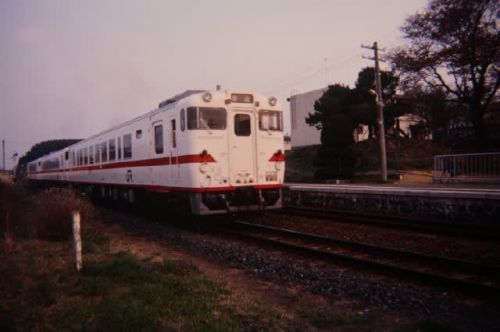 八戸線キハ40系　有家駅から八戸駅へ　1997-04-27