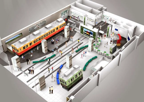 【京阪電鉄】5000系車両をKUZUHA MALL内「SANZEN-HIROBA」に復刻展示へ（2023年春）