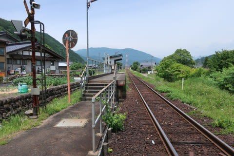 長良川鉄道　上万場駅