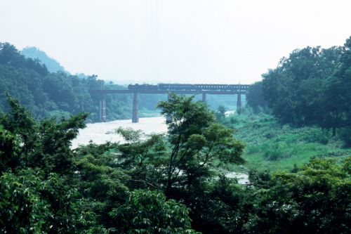 夏の鉄橋　- 1988年・秩父鉄道 -