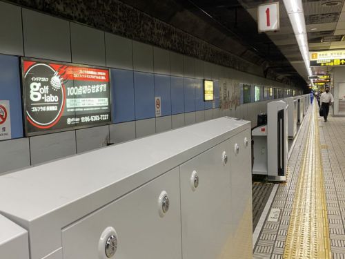【堺筋線】長堀橋駅にホームドア設置開始