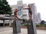 駅前モニュメント827　京成ユーカリが丘駅　「歡び」＆コアラの銅像群　他