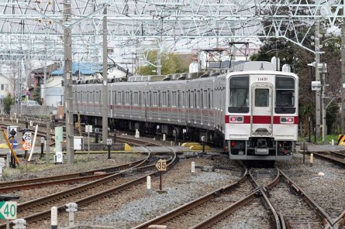小菅の複々線を走る様々な列車達 東武の車両編 13 10030系　4R車