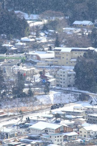 小雪舞う鬼怒川温泉駅　- 東武鬼怒川線・2017年冬 -