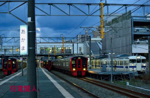 日常風景 朝の赤間駅