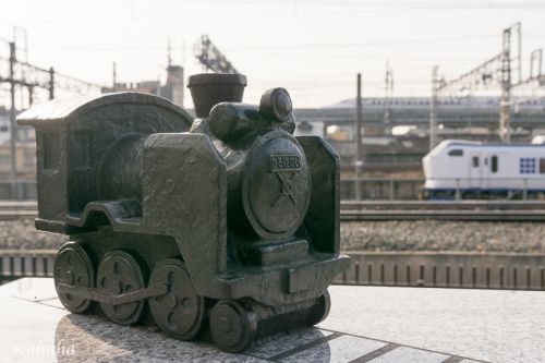 京都鉄道博物館周りのオブジェ