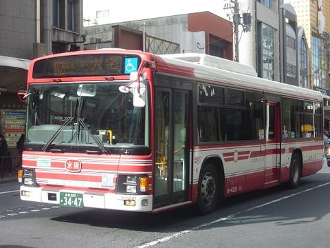 京阪バス全体で希少な05NS認定車両