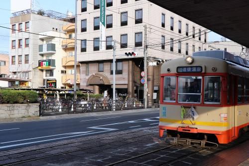 松山駅前から、市電で道後へ