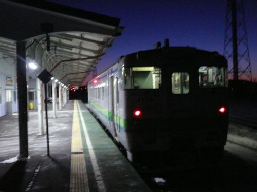 今朝の花咲線始発列車はキハ40JR北海道一般色で運用