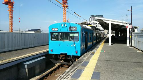 さよならスカイブルーの103系 阪和線東羽衣支線【関西の古参電車めぐり(1)】