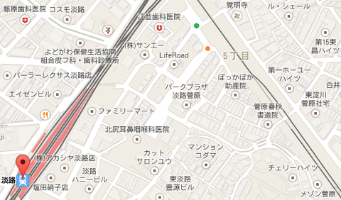 おおさか東線 JR淡路駅 建設工事（2018年3月）