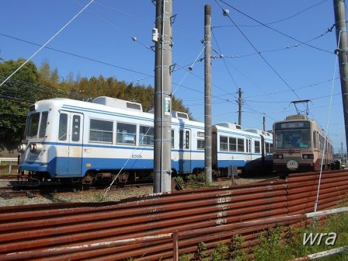 2018年春・昼下がりの筑豊電気鉄道 楠橋車庫