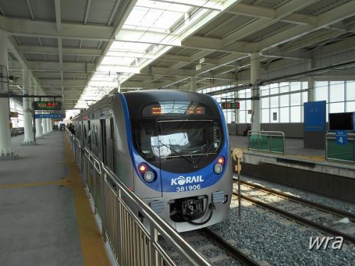 KORAIL東海線　教大駅(釜山広域市蓮堤区)