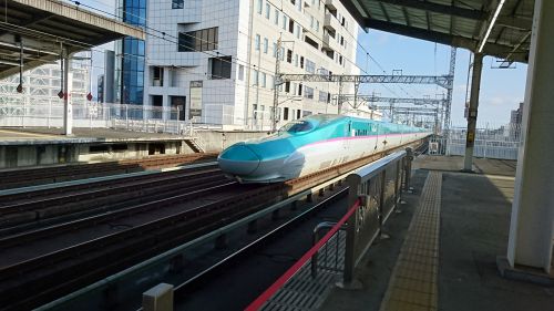 新幹線のスマホ撮影