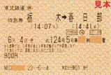 東武鉄道 けごん号､きぬ号