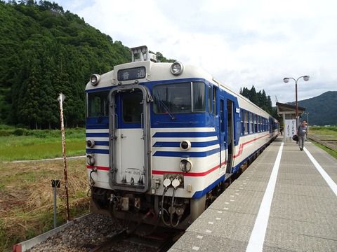 【JR東日本ローカル線の旅(23)】2018/8/5[3日目]　新津運輸区の只見線キハ40