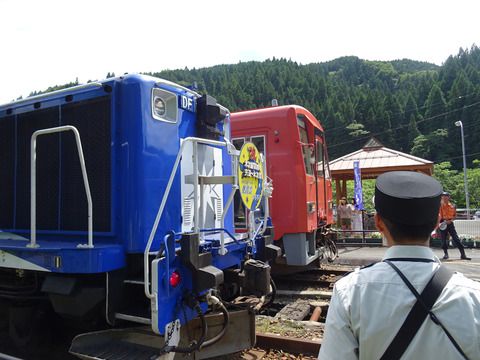 〔2016/8/8-10　三江線・木次線の旅　その19〕木次線トロッコ列車奥出雲おろち号の旅(出雲坂根～木次復路編)