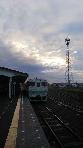 今朝の花咲線始発列車は代走キハ40