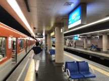 新開地駅で阪神特急を降車しまして漢字JISコードの旅7経路め完了