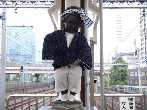 2018年9月_浜松町駅_小便小僧撮ってきた。