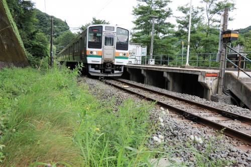 長野原草津口駅にて