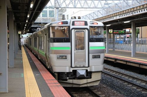 733系電車B-3109+B-3209編成さん・手稲駅