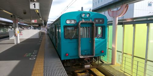 奈良駅へ。引退近い桜井線105系と奈良線103系【さよならJR西日本 国鉄型電車】