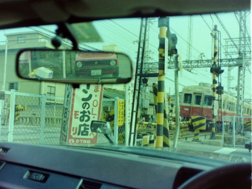 昭和５８年　阪神電車の踏み切り
