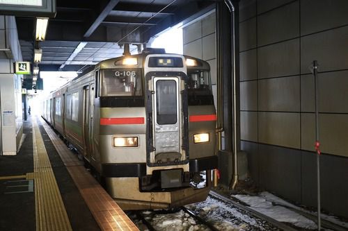 手稲駅にて、731系電車