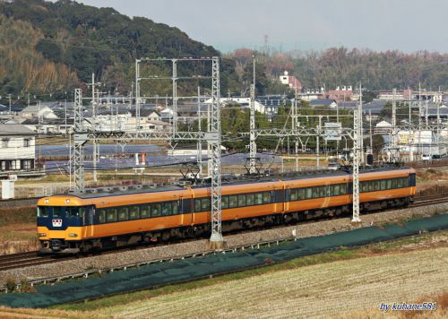 近鉄京都線で俯瞰撮影
