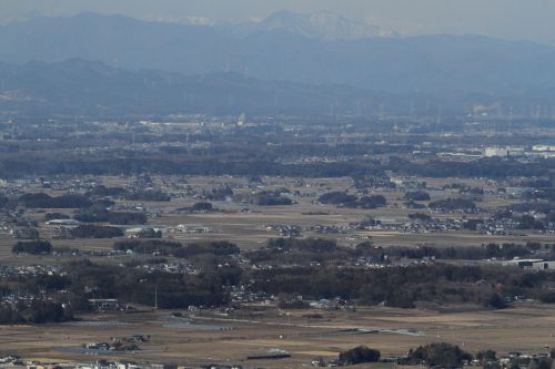 雪山をバックに白煙　- 2019年冬・真岡鉄道 -