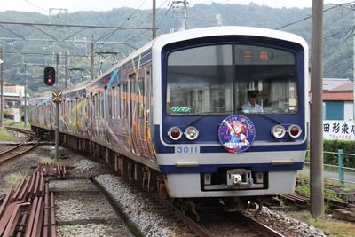 伊豆箱根鉄道・3000系～第6編成で、沼津のあのアニメに萌えています！
