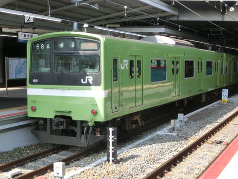 【試運転】 新大阪駅の おおさか東線ホームで207系を撮る（2019年3月2日）
