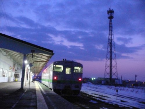 今朝の花咲線始発列車と釧網線流氷物語乗車のハイライト